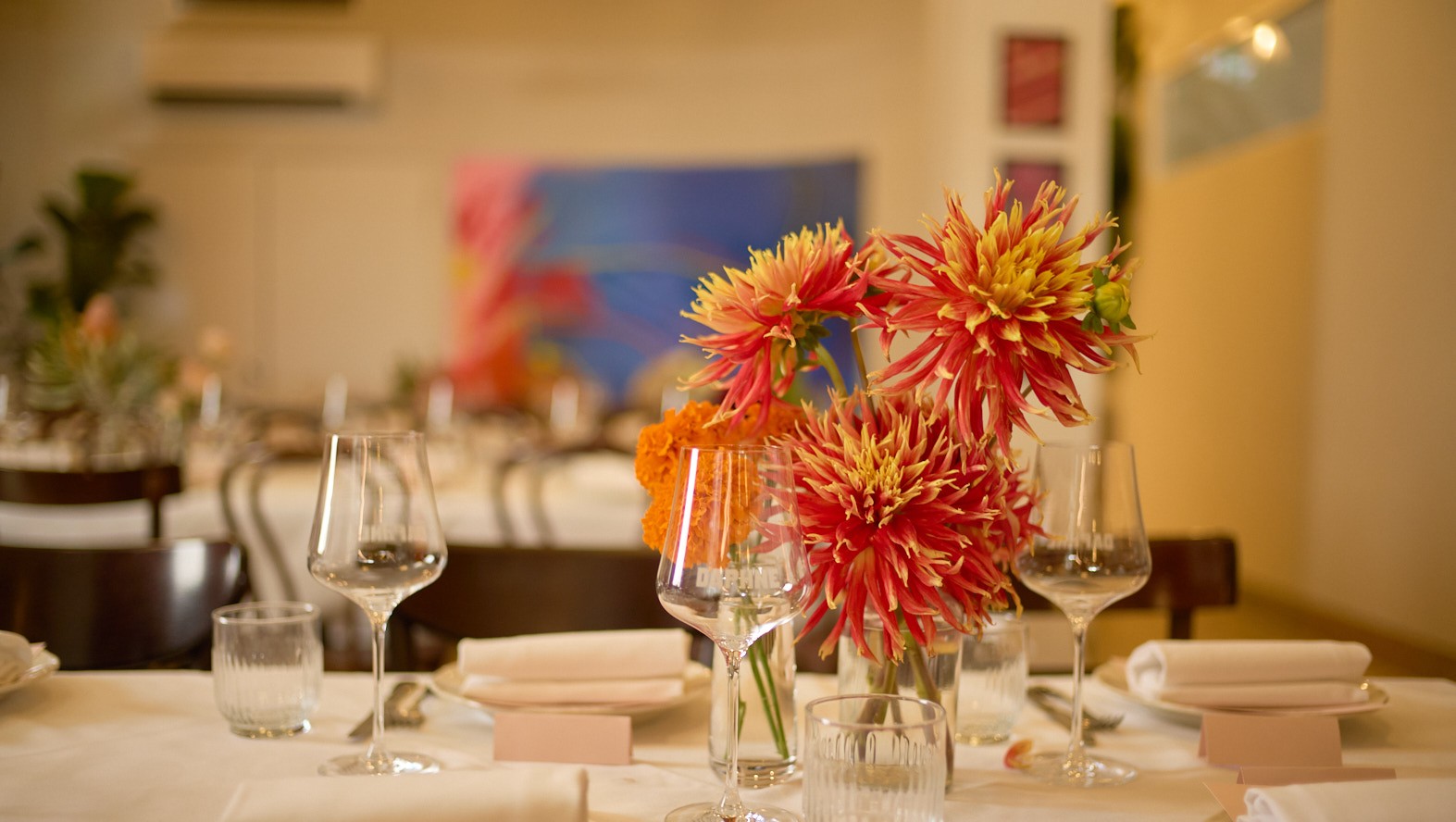 Flowers on the table